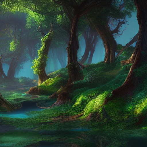 Forest: Generated by Nightcafe AI